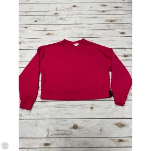 Top Long Sleeve By Cme In Pink, Size: M