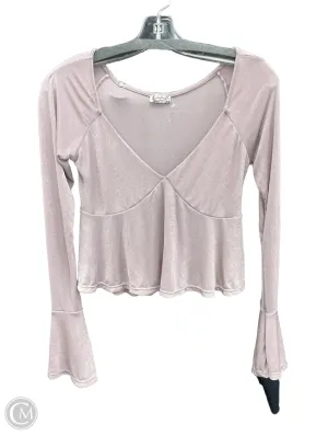 Top Long Sleeve By Free People In Purple, Size: S