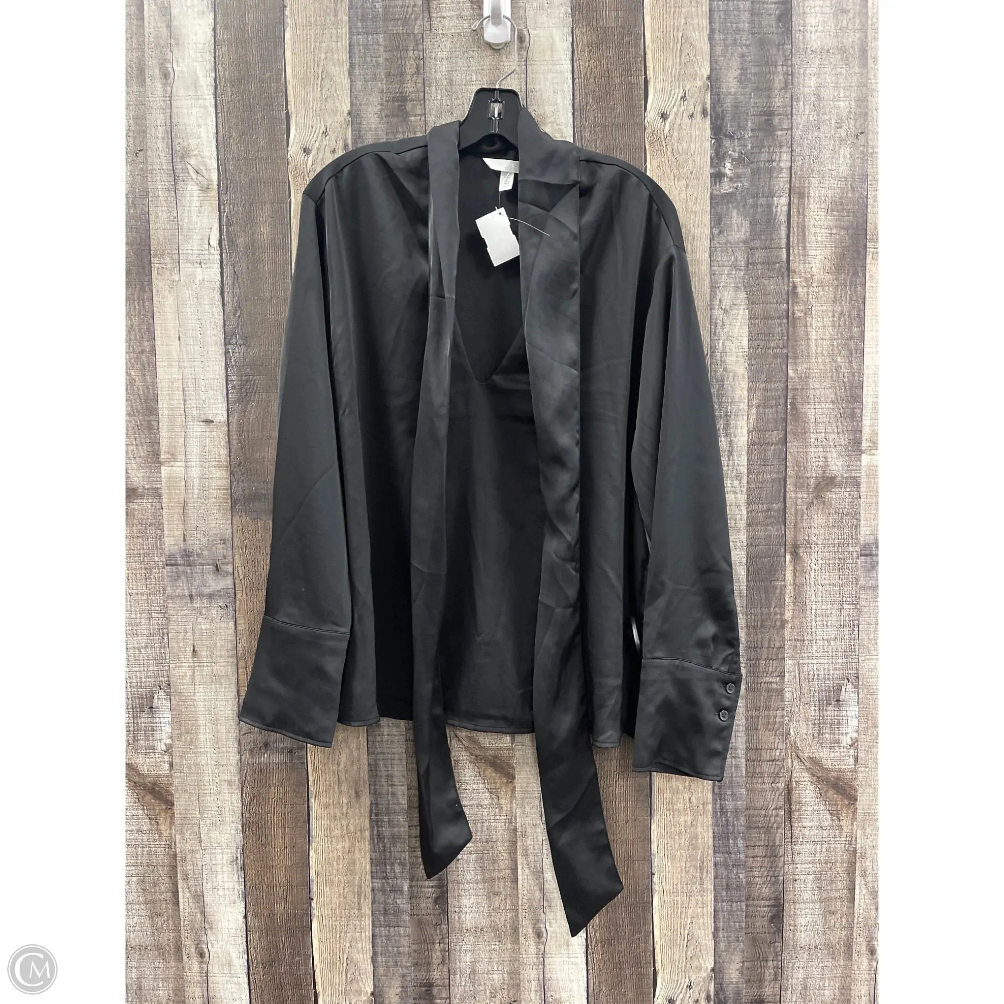 Top Long Sleeve By H&m In Beige, Size: L