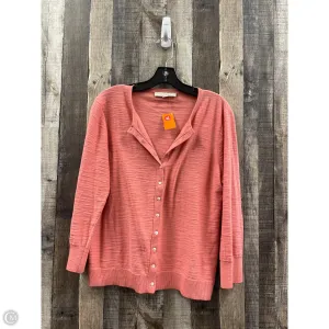 Top Long Sleeve By Loft In Pink, Size: L