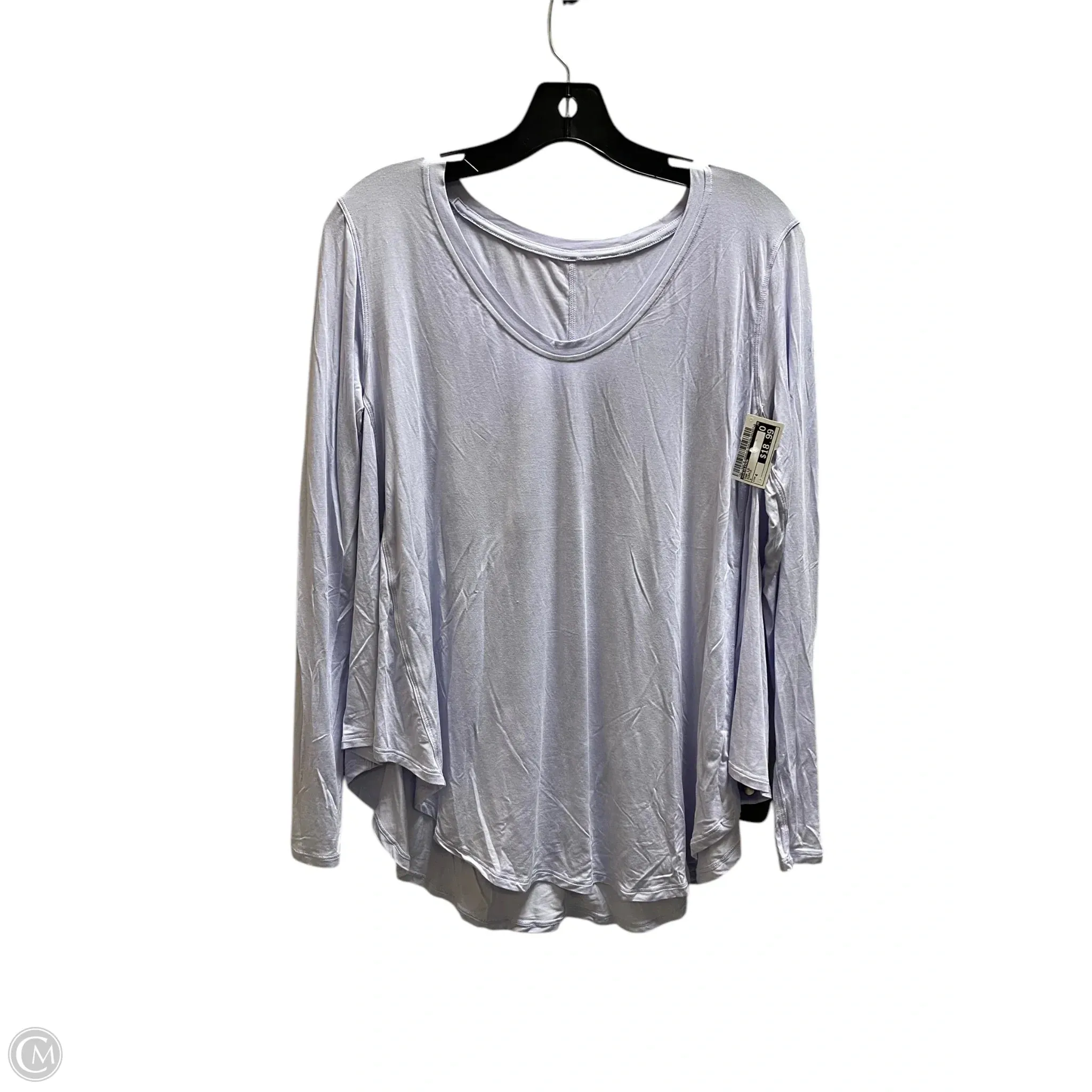 Top Long Sleeve By Lululemon In Purple, Size: 4