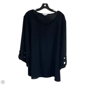 Top Long Sleeve By Maurices In Black, Size: 2x