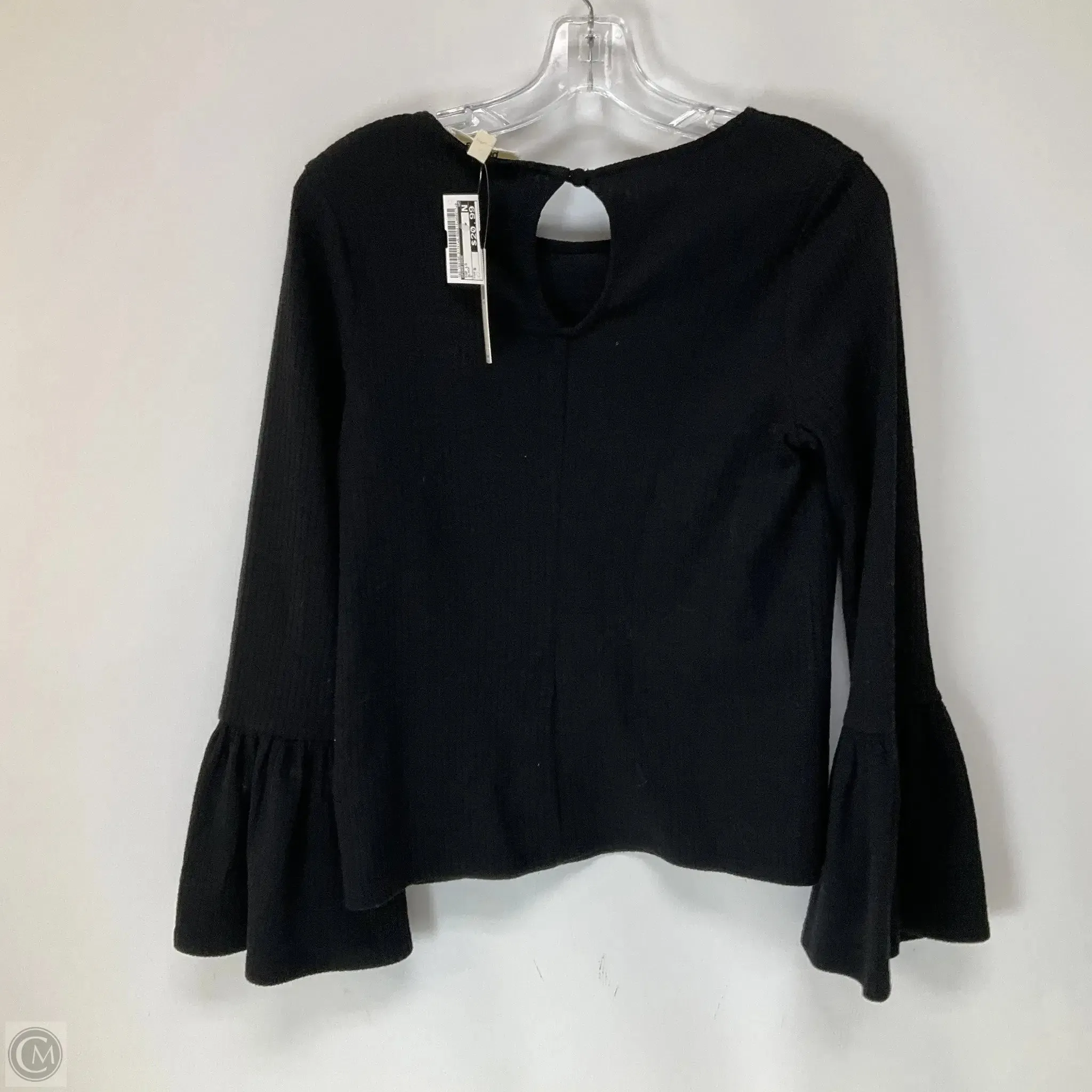 Top Long Sleeve By Porridge In Black, Size: S