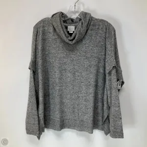 Top Long Sleeve By Postmark In Grey, Size: Xs
