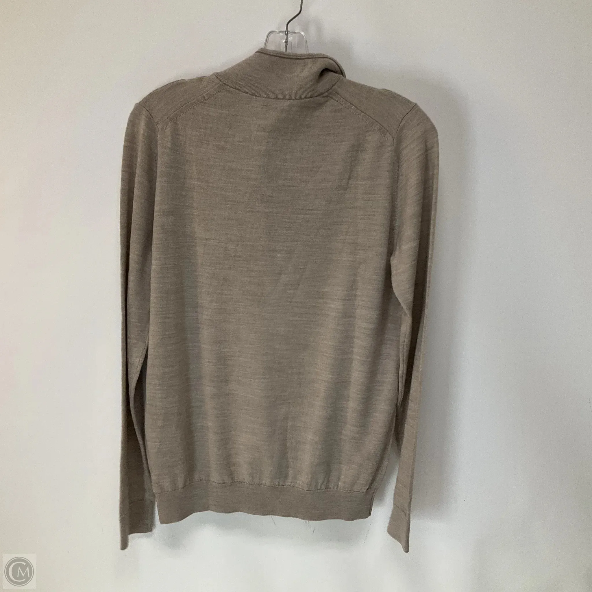 Top Long Sleeve By Reiss In Taupe, Size: Xl