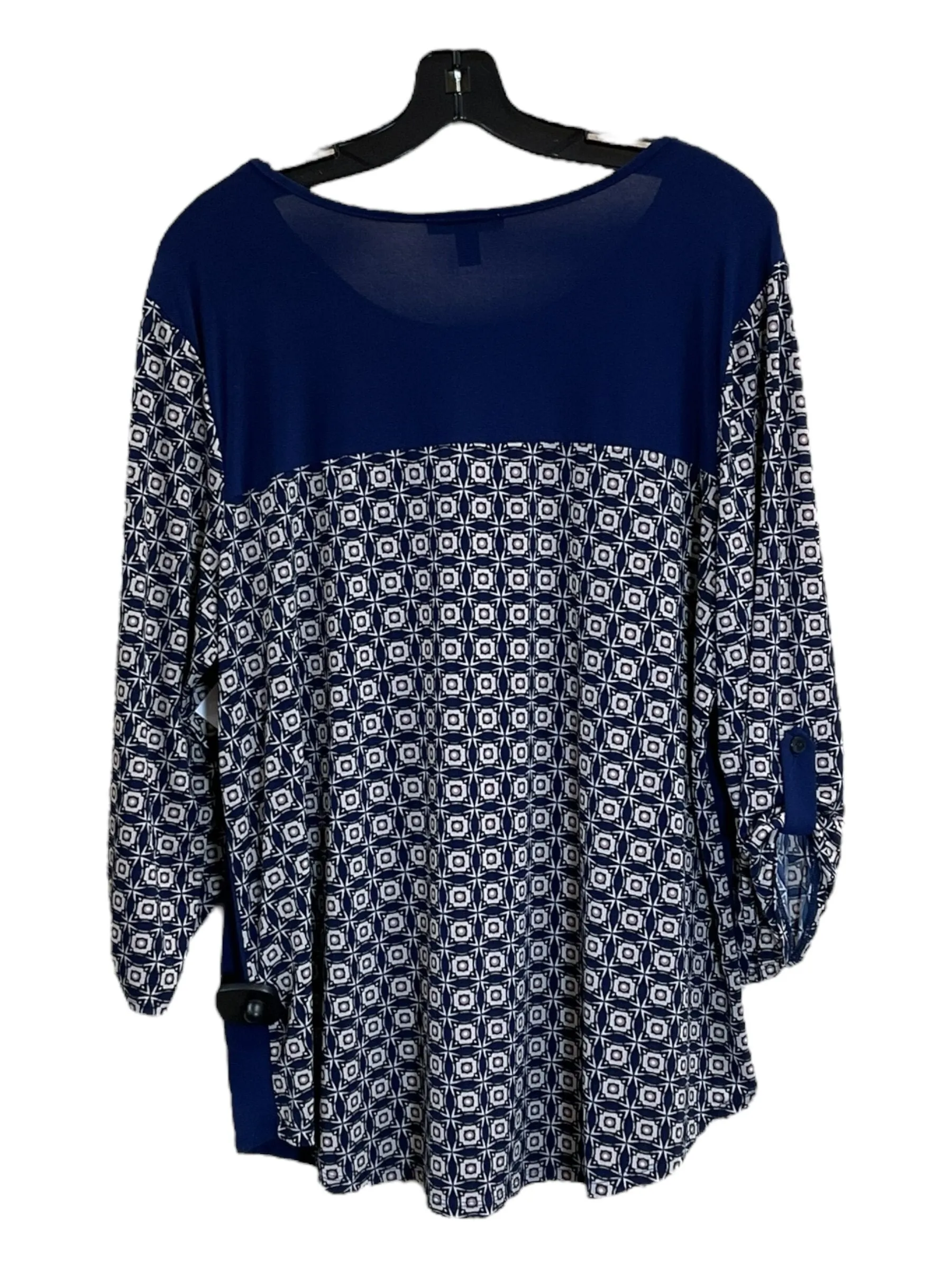 Top Long Sleeve By Roz And Ali  Size: 2x
