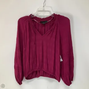 Top Long Sleeve By Sanctuary In Purple, Size: S