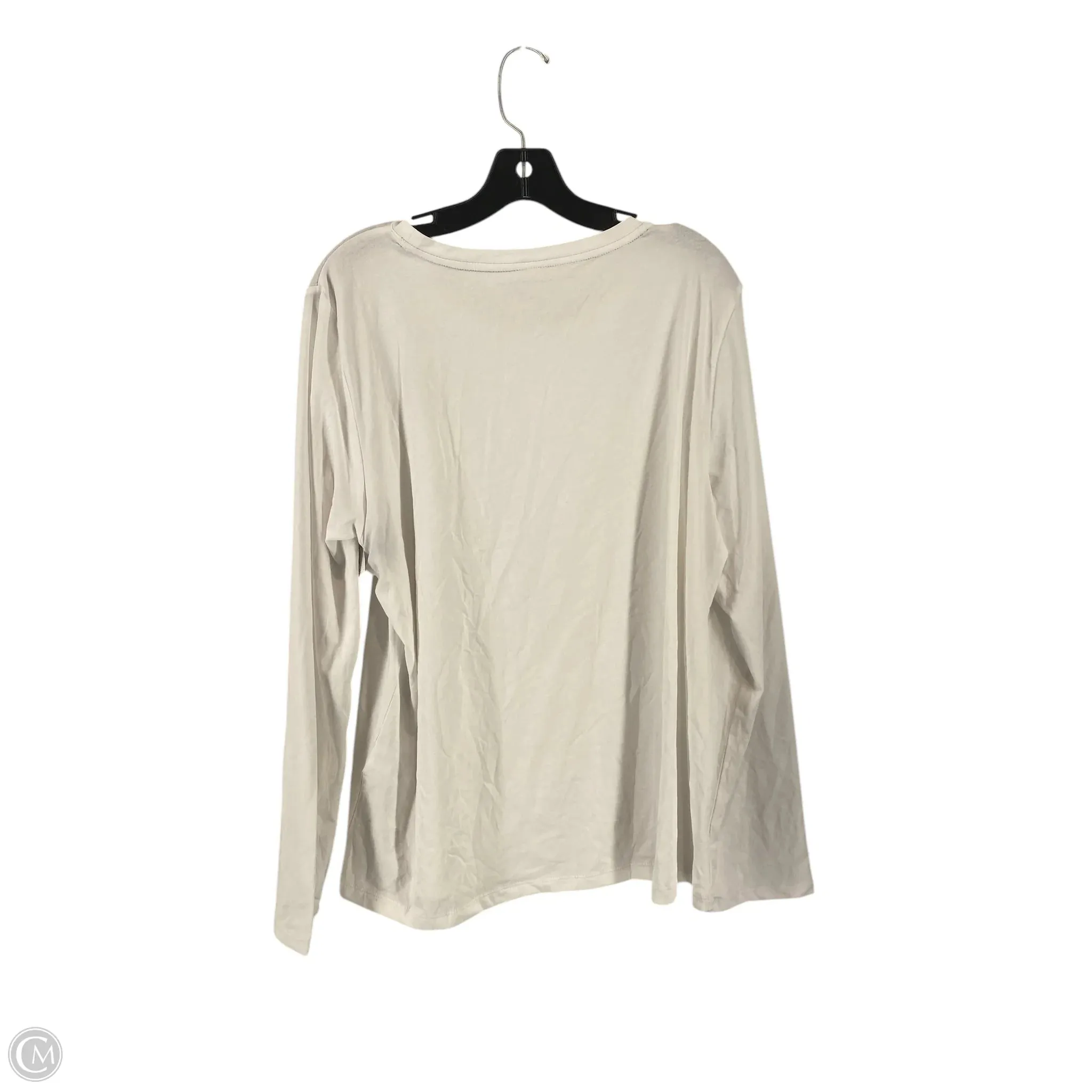 Top Long Sleeve By Tommy Hilfiger In White, Size: Xl