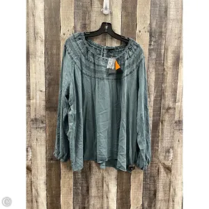 Top Long Sleeve By Torrid In Green, Size: 2x