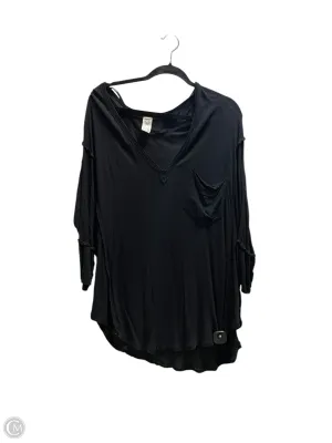 Top Long Sleeve By We The Free In Black, Size: L