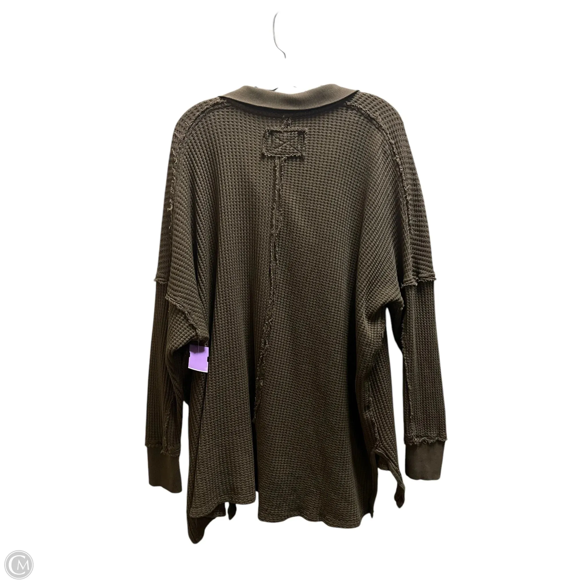 Top Long Sleeve By We The Free In Green, Size: S