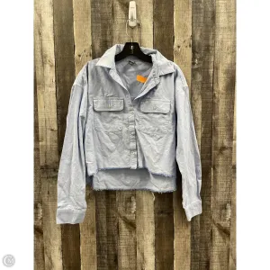 Top Long Sleeve By Wild Fable In Blue, Size: S