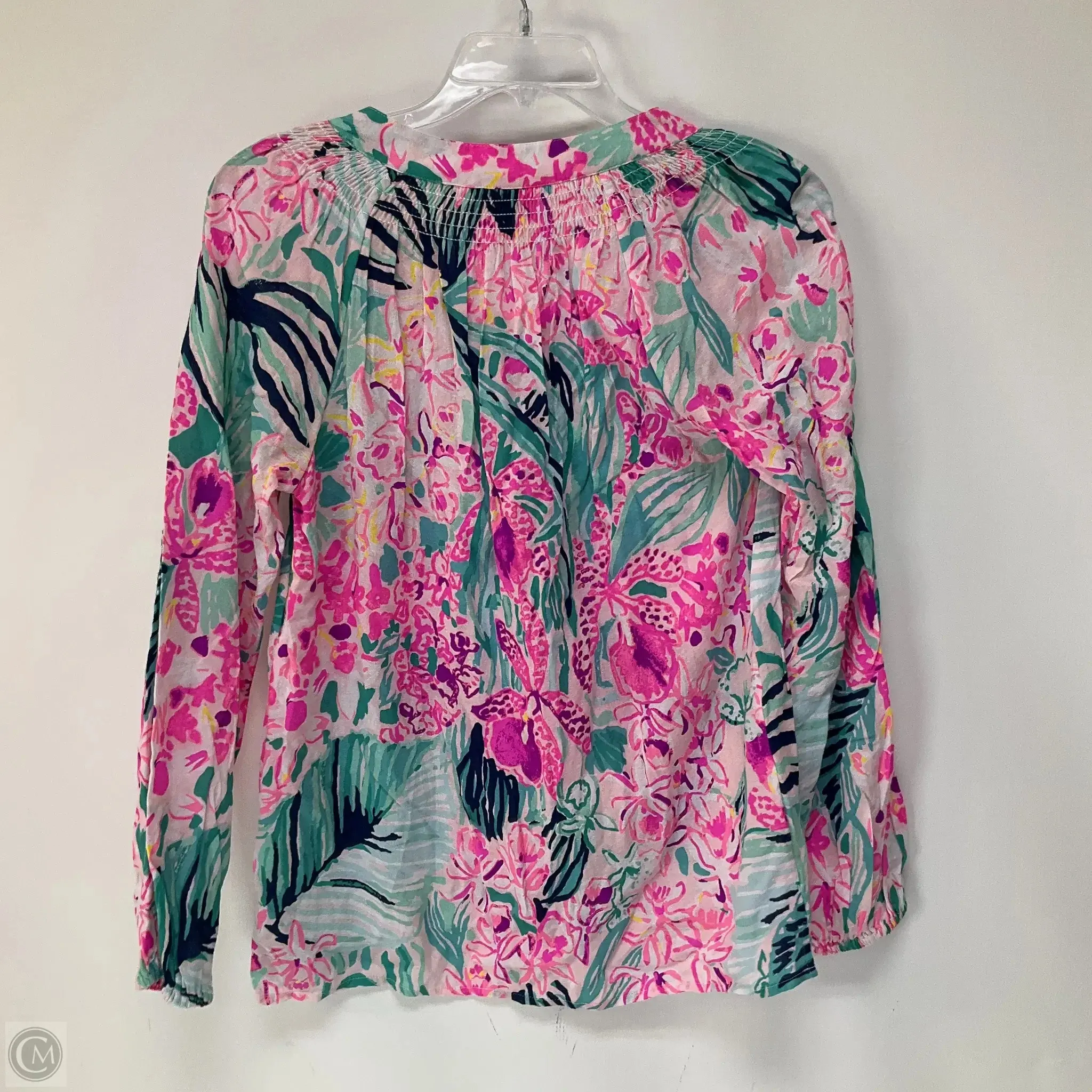 Top Long Sleeve Designer By Lilly Pulitzer In Multi-colored, Size: Xs