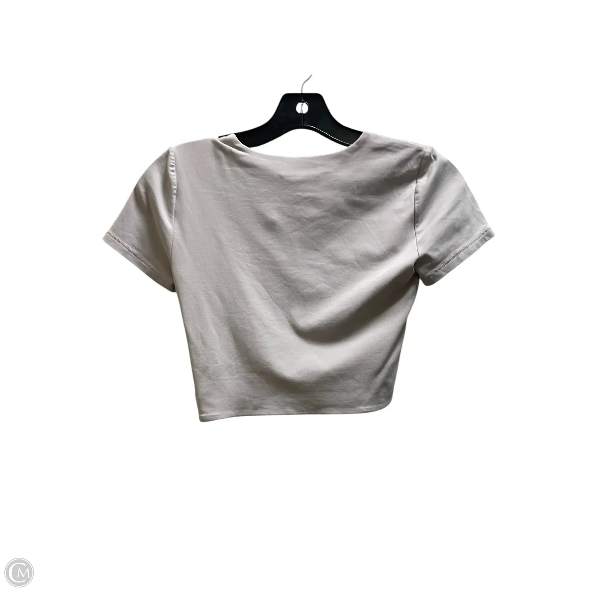 Top Short Sleeve By Babaton In Grey, Size: S