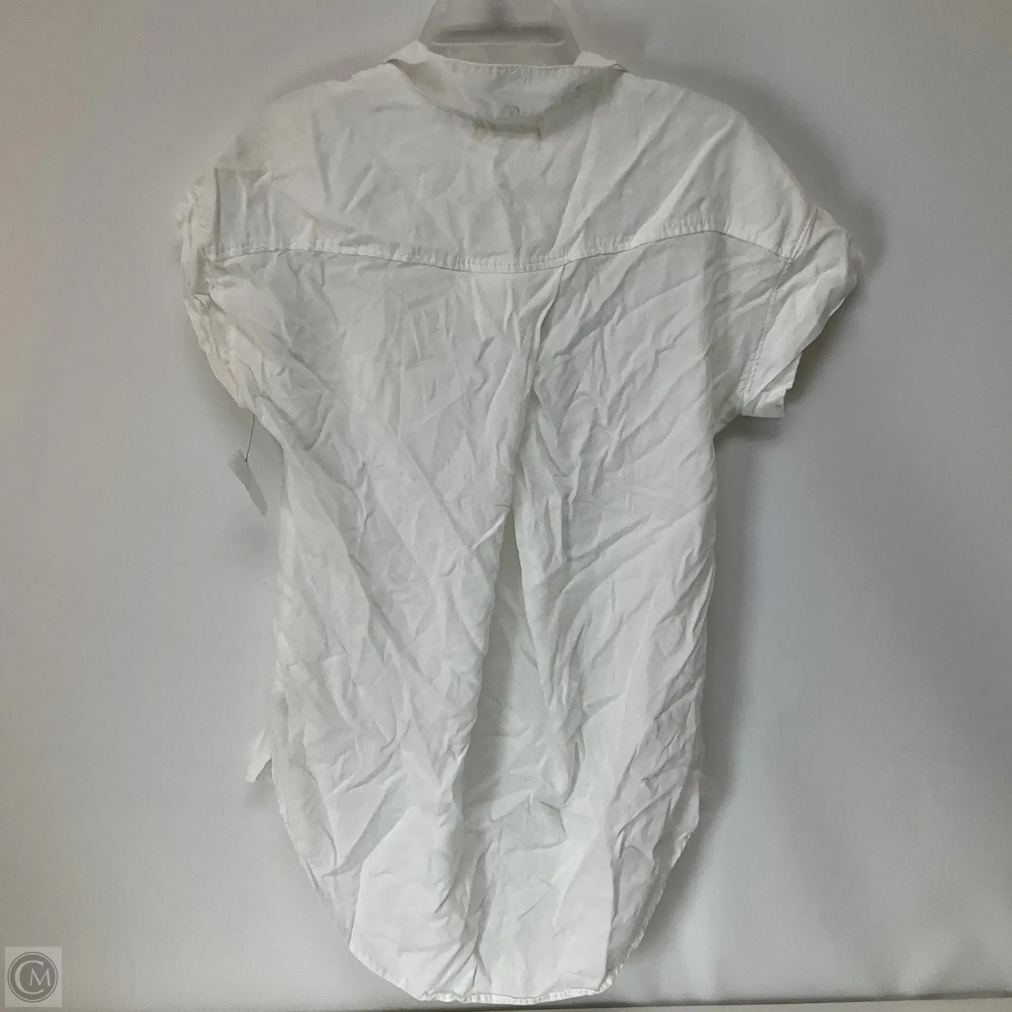 Top Short Sleeve By Cloth & Stone In White, Size: S