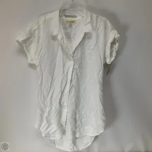 Top Short Sleeve By Cloth & Stone In White, Size: S