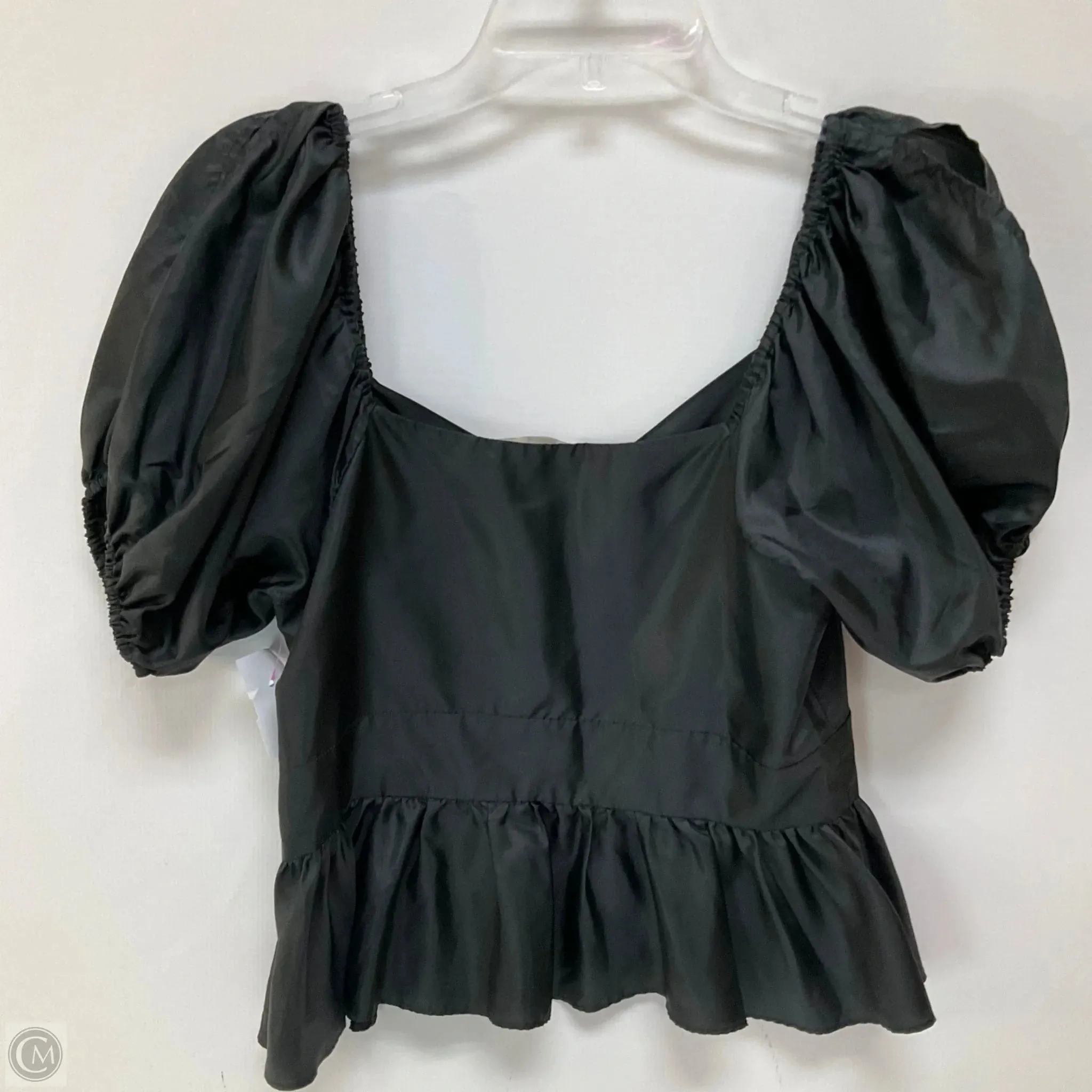 Top Short Sleeve By Cma In Black, Size: S