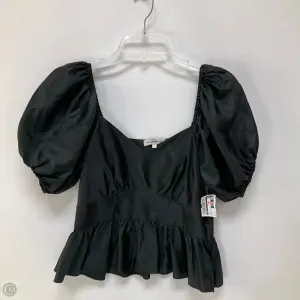 Top Short Sleeve By Cma In Black, Size: S