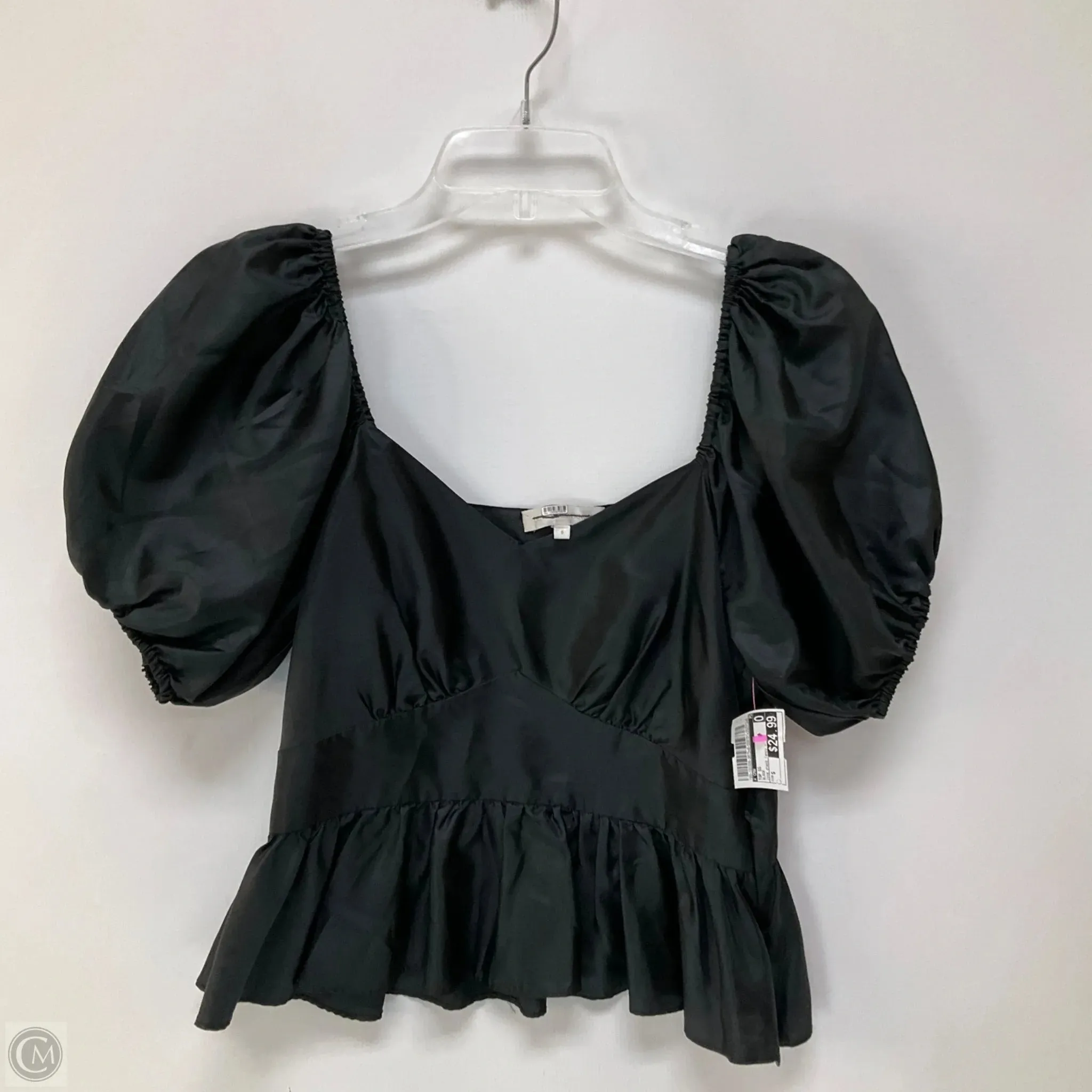 Top Short Sleeve By Cma In Black, Size: S
