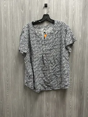 Top Short Sleeve By Croft And Barrow  Size: 2x