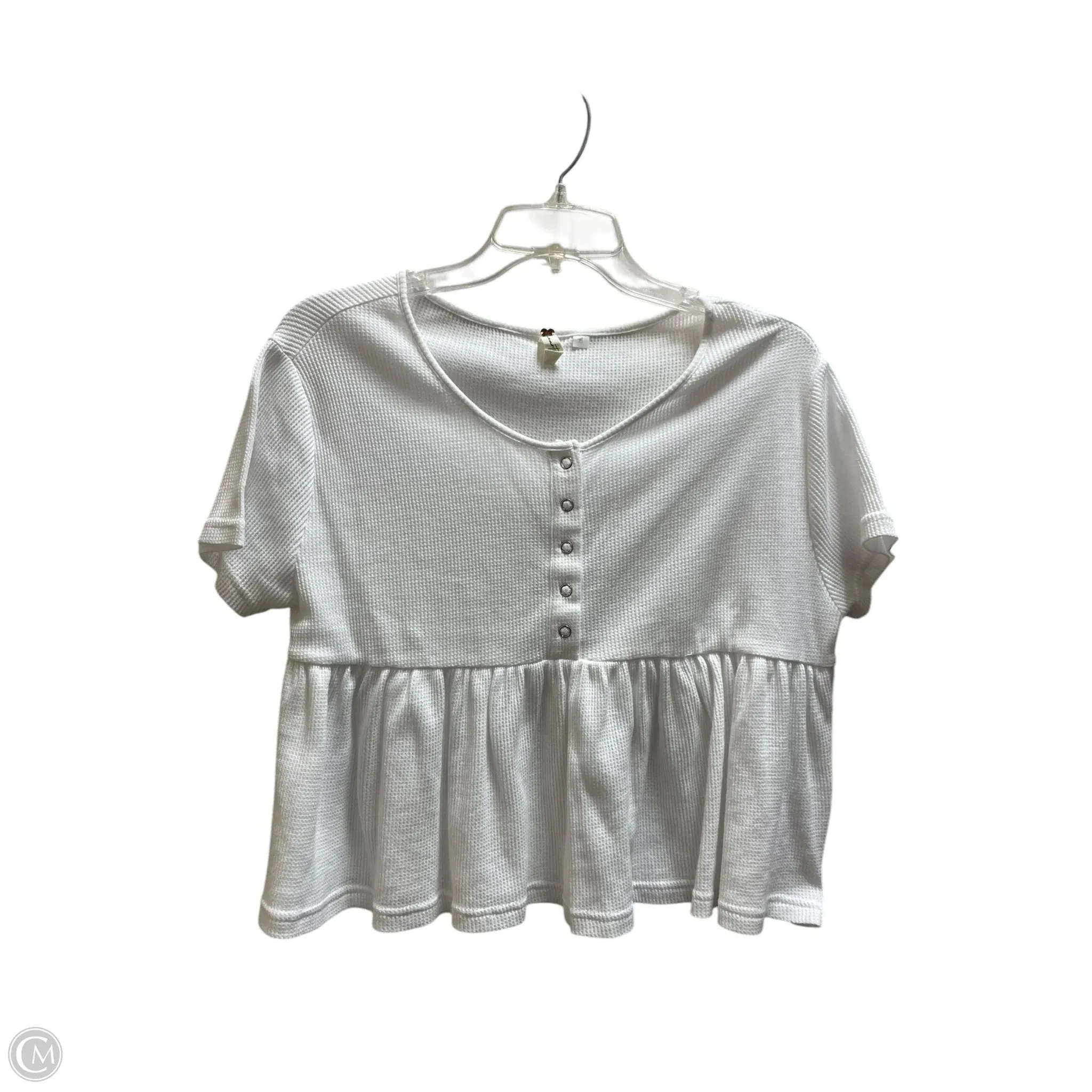 Top Short Sleeve By La Hearts In White, Size: S