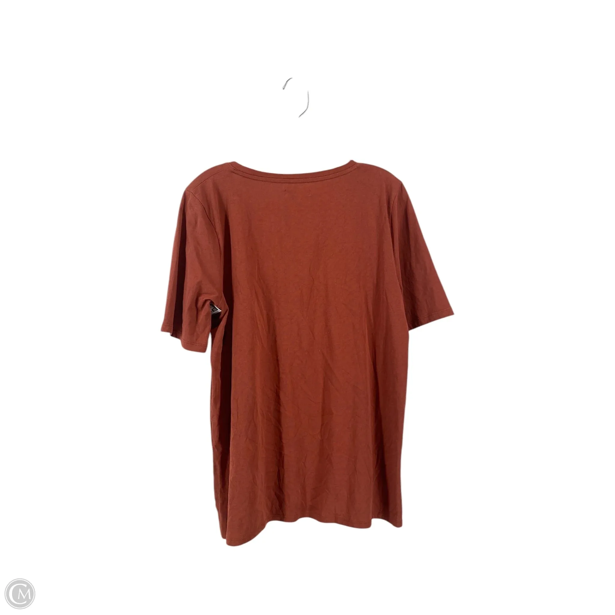 Top Short Sleeve By Madewell In Copper, Size: L