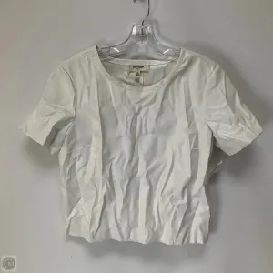 Top Short Sleeve By Porridge In White, Size: M