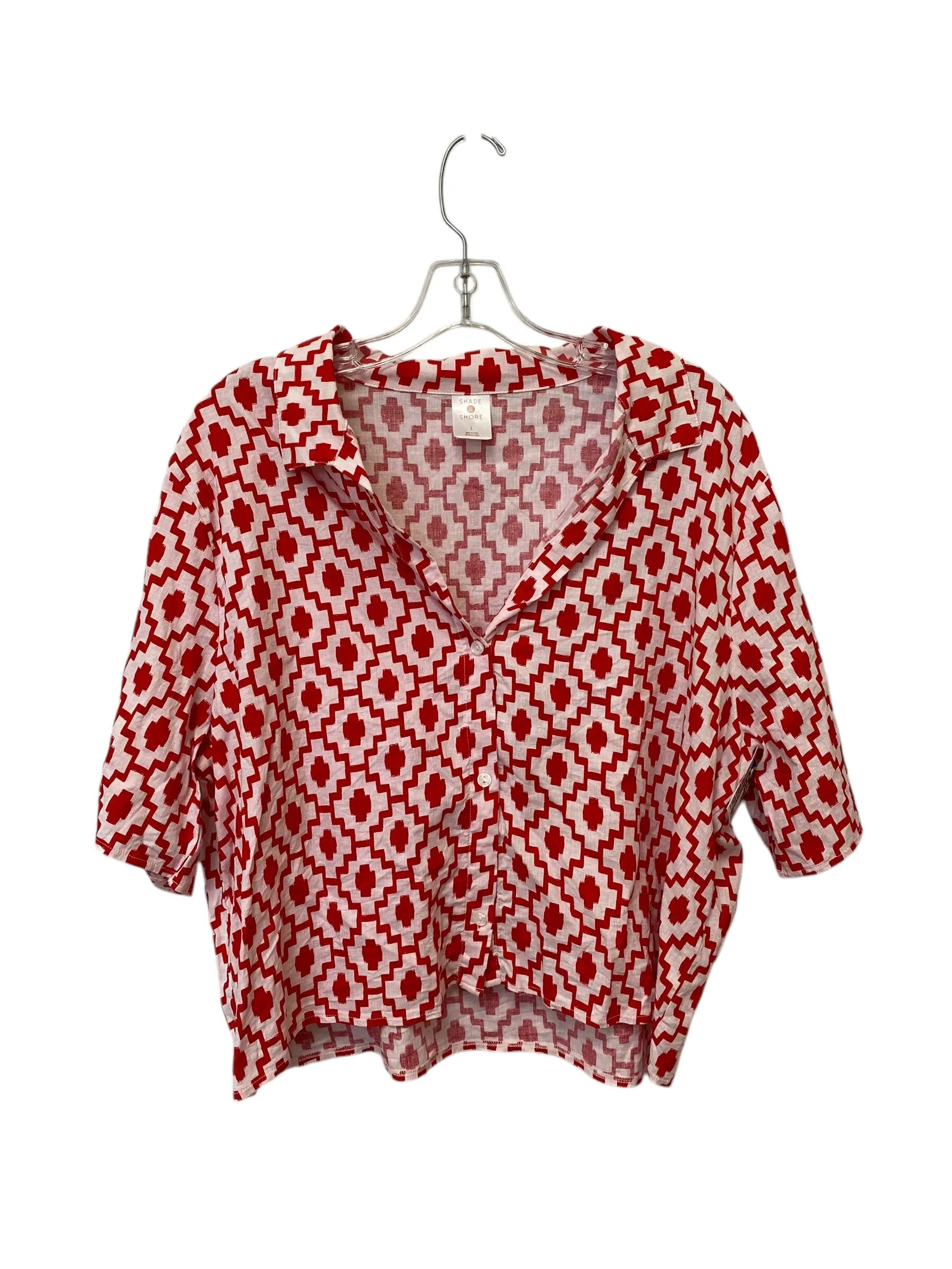 Top Short Sleeve By Shade & Shore  Size: L