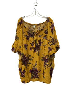 Top Short Sleeve By Terra & Sky  Size: 3x