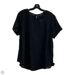 Top Short Sleeve By Torrid In Black, Size: L