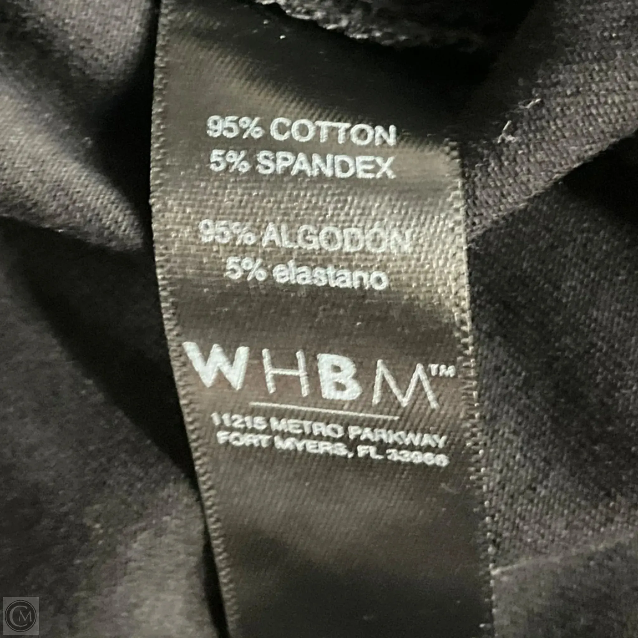 Top Short Sleeve By White House Black Market In Black & Silver, Size: S