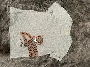 Top Short Sleeve Designer By Kate Spade In Grey, Size: M