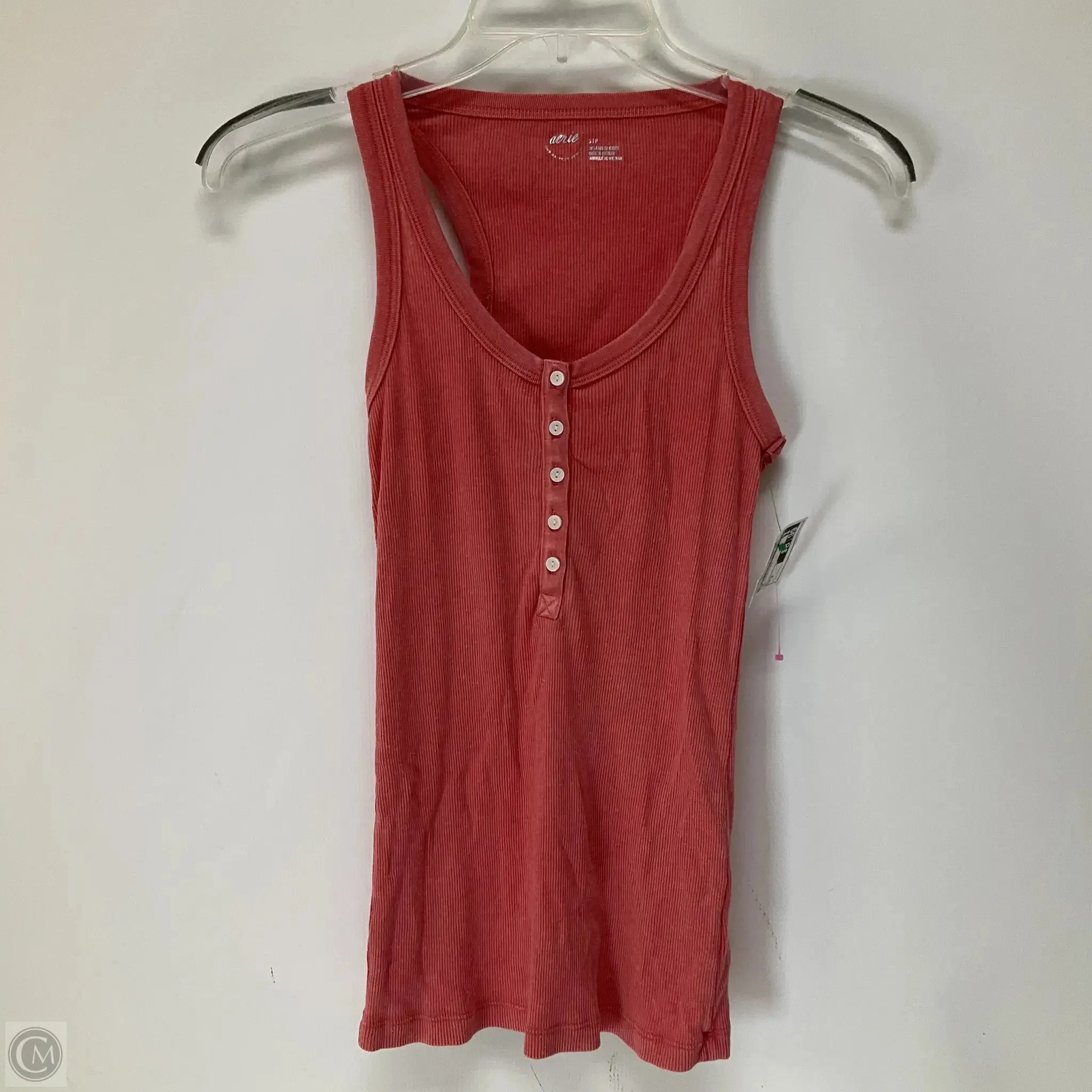 Top Sleeveless By Aerie In Red, Size: S