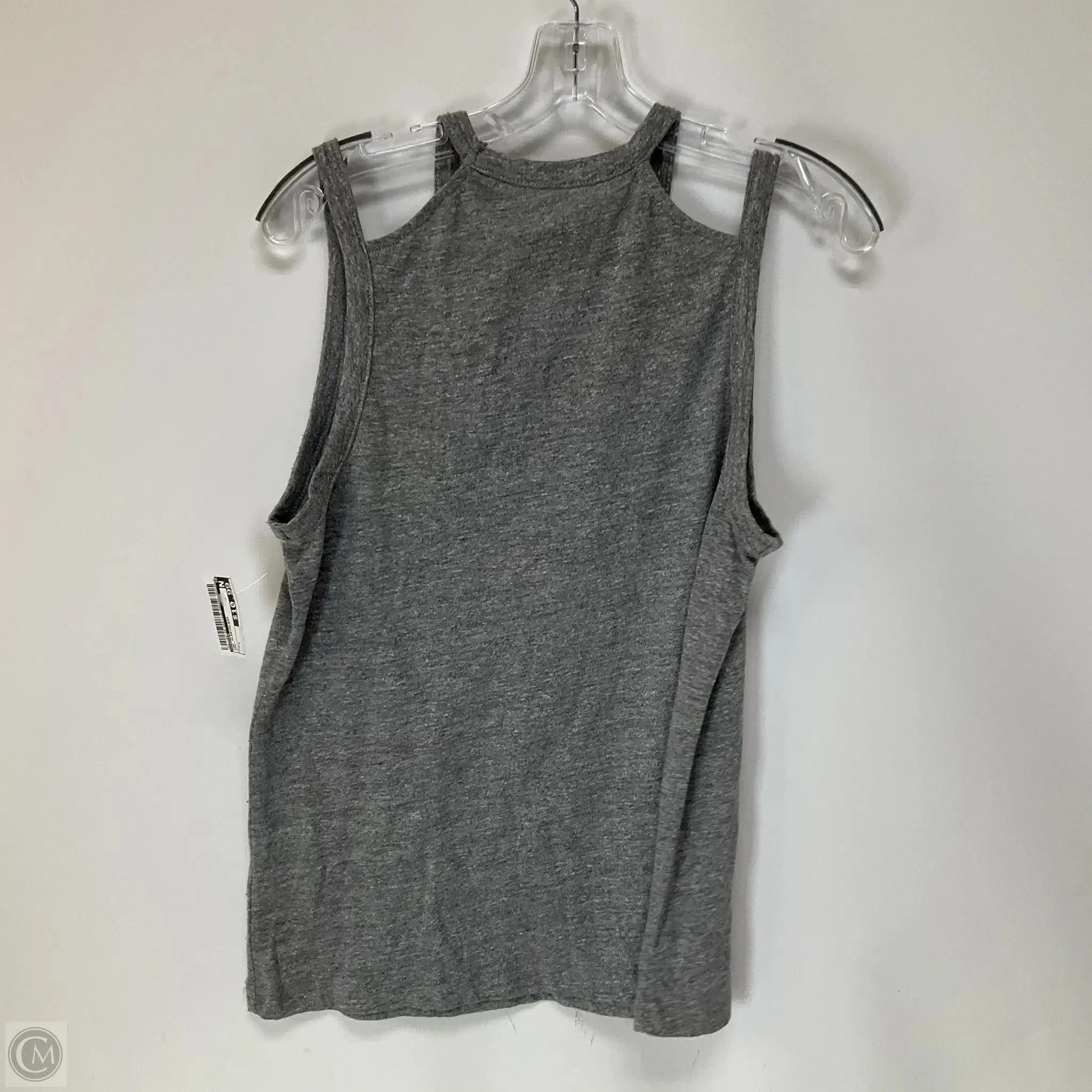 Top Sleeveless By Chaser In Grey, Size: L