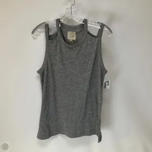 Top Sleeveless By Chaser In Grey, Size: L
