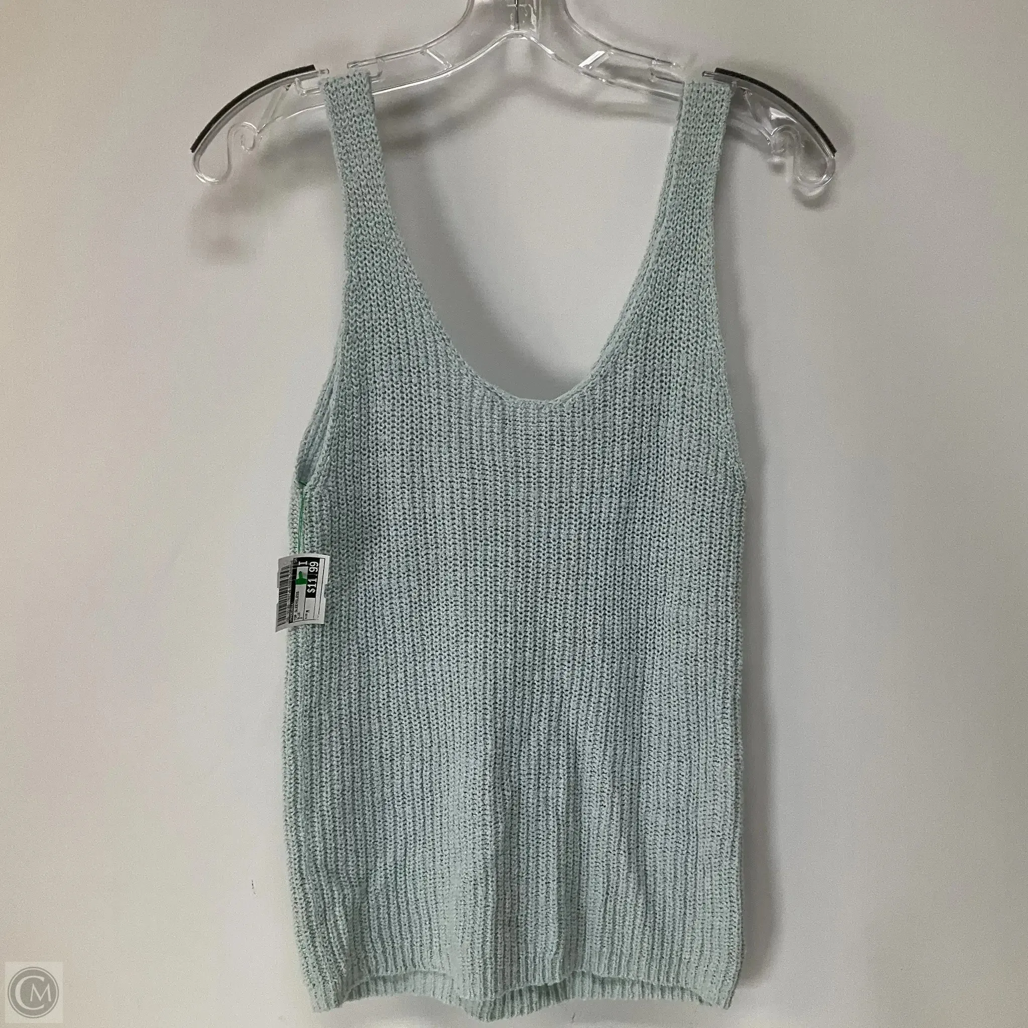 Top Sleeveless By Madewell In Blue, Size: M