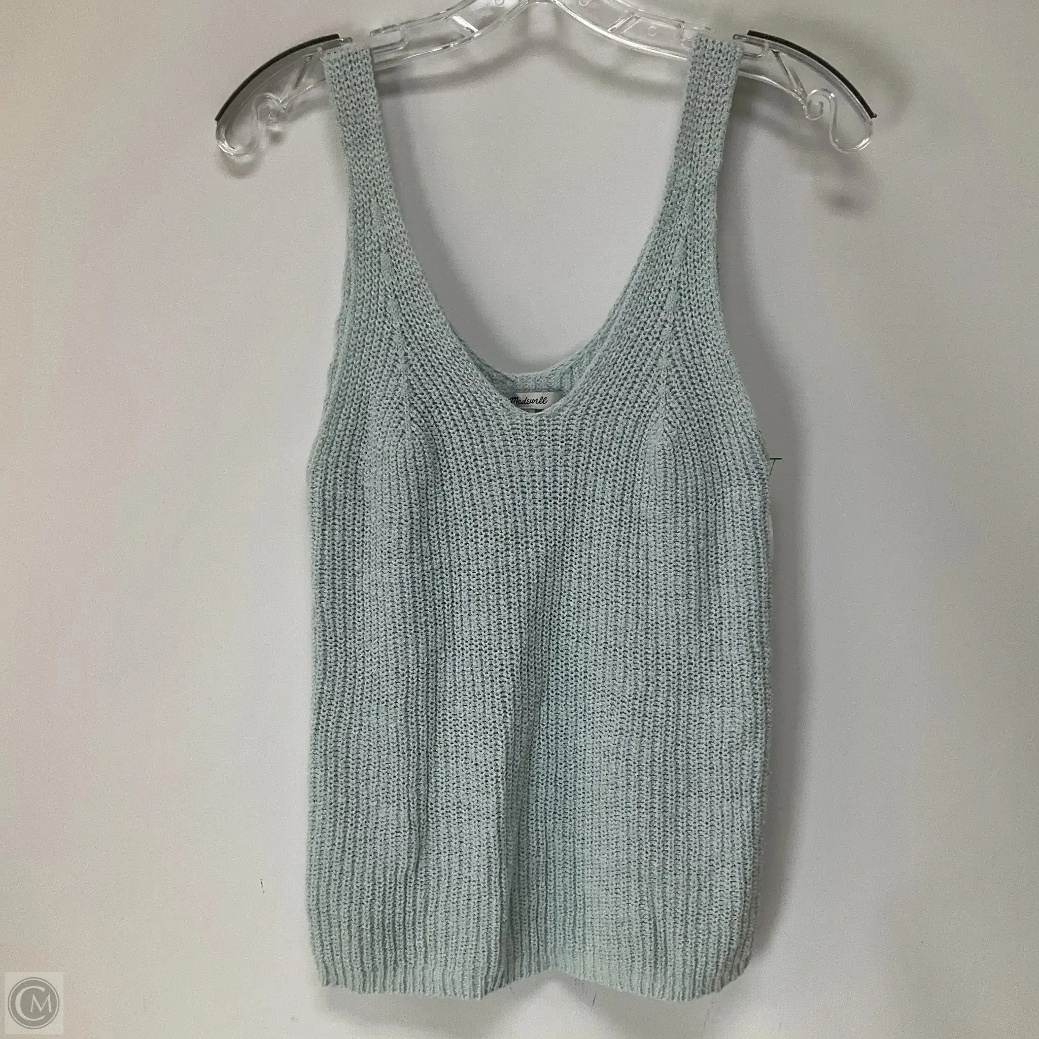 Top Sleeveless By Madewell In Blue, Size: M