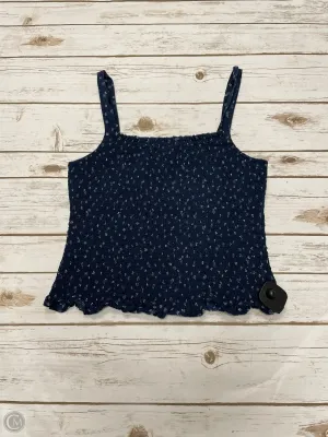 Top Sleeveless By Madewell In Blue, Size: S