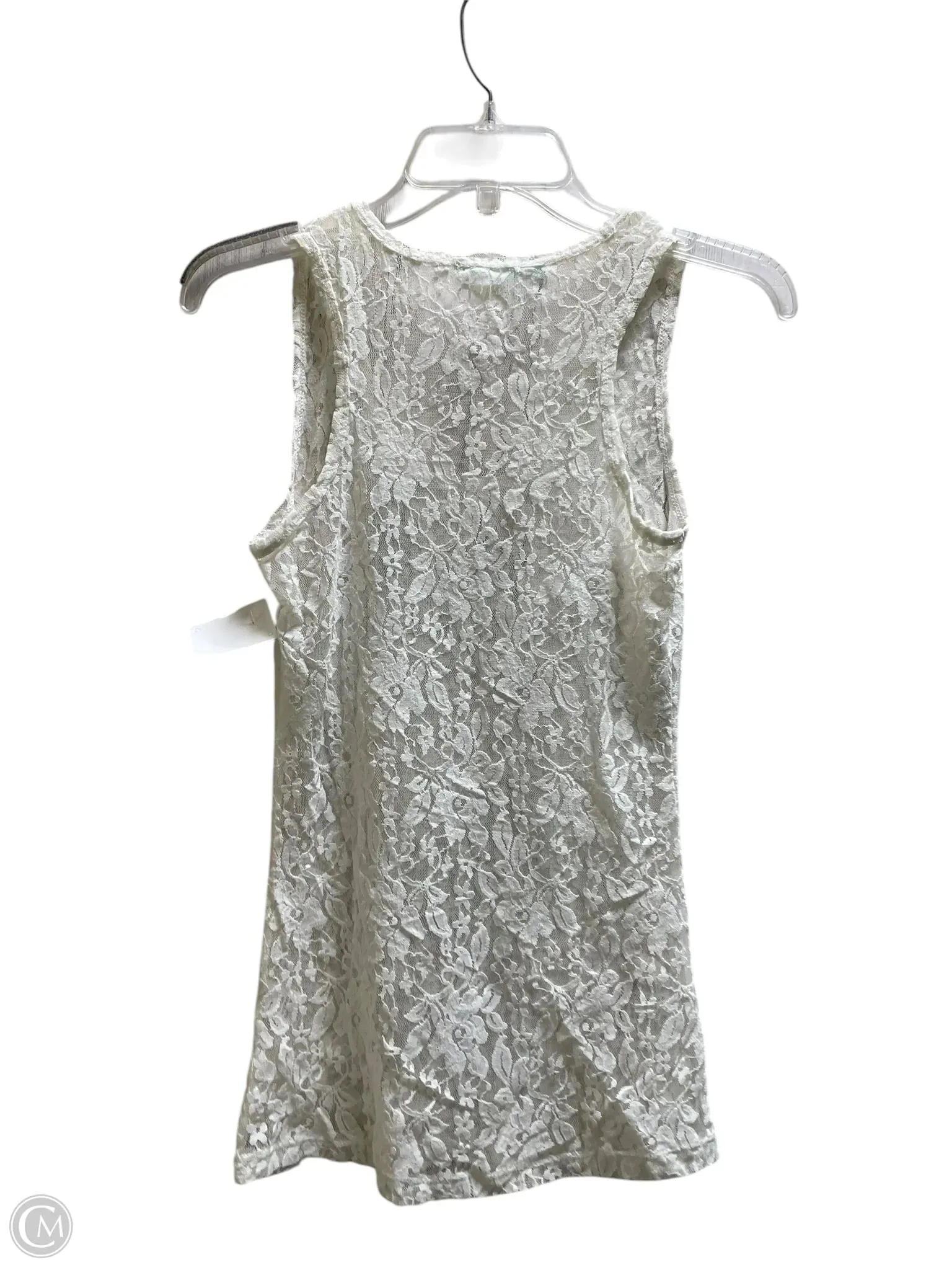 Top Sleeveless By Maurices In White, Size: S