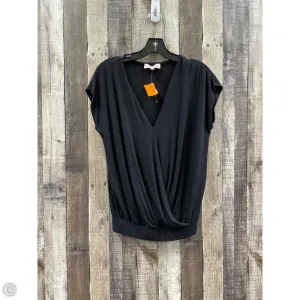 Top Sleeveless By Philosophy In Black, Size: S