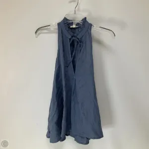Top Sleeveless By Pilcro In Blue, Size: M