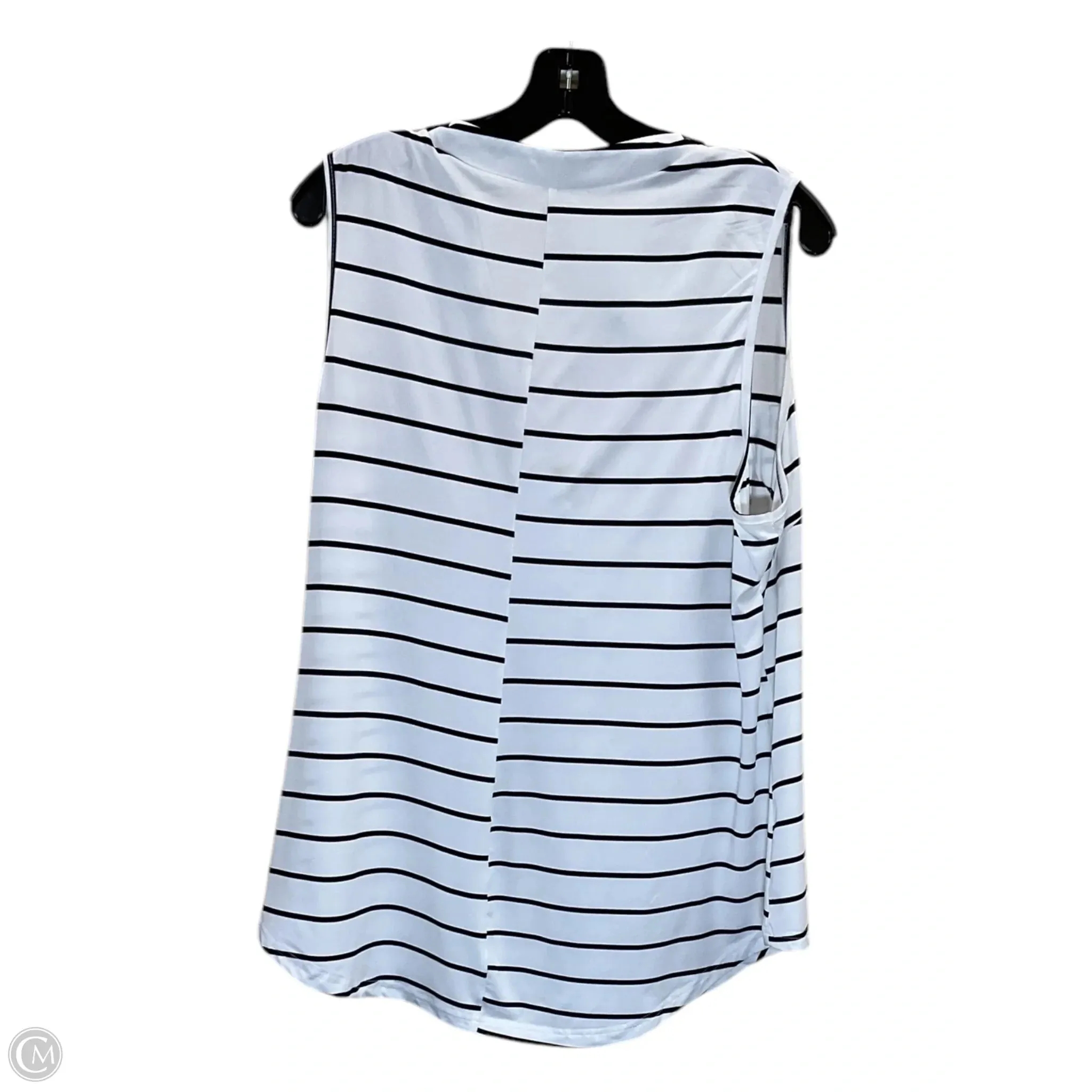 Top Sleeveless By Shein In White, Size: 2x