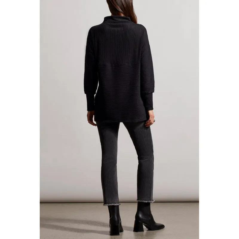 Tribal Funnel Neck Tunic with Side Slits