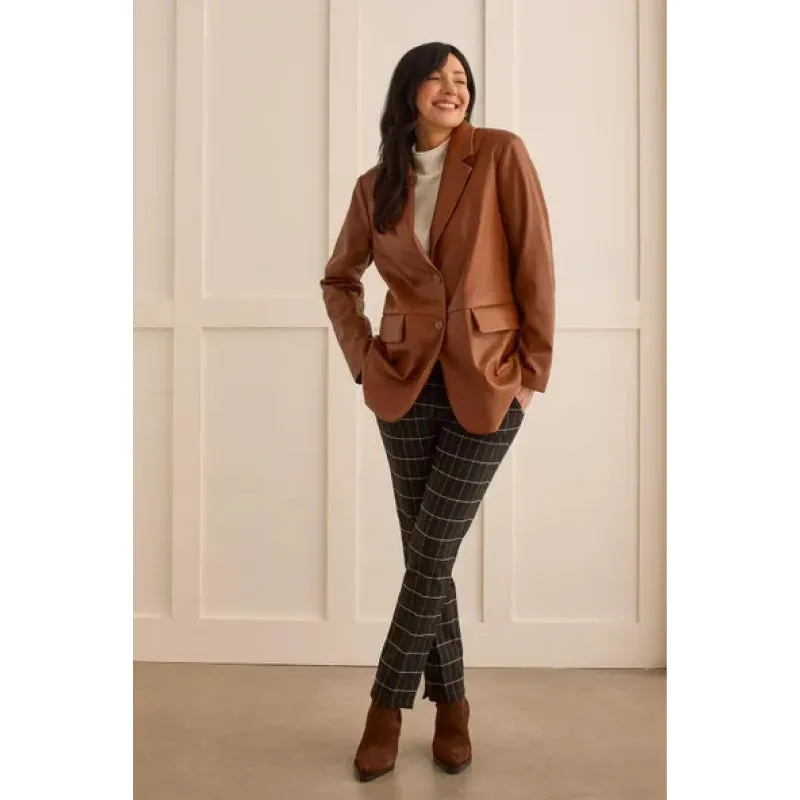 Tribal Long Sleeve Lined Blazer
