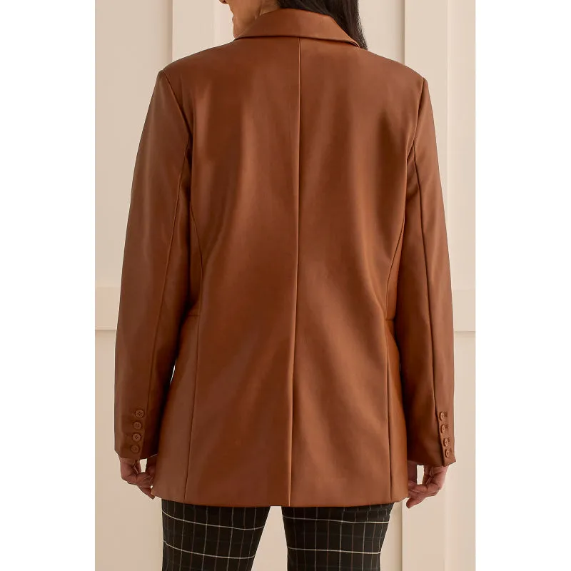 Tribal Long Sleeve Lined Blazer