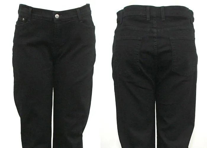 True Black Straight fit Jeans