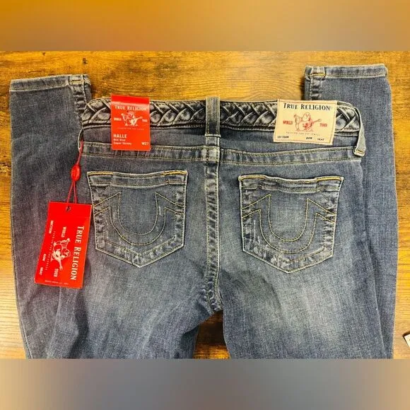 True Religion Halle mid rise super skinny jeans-Size 27 NWT
