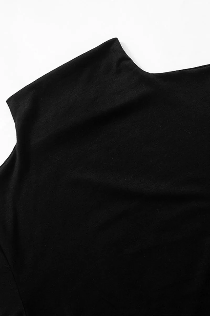 TS3266 Turtle Neck Basic Shirt Top