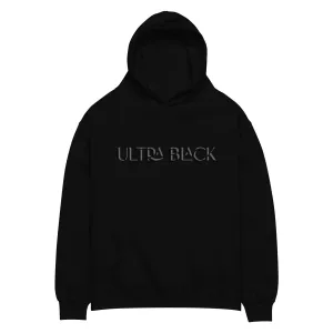 Ultra Black Unisex Oversized Hoodie