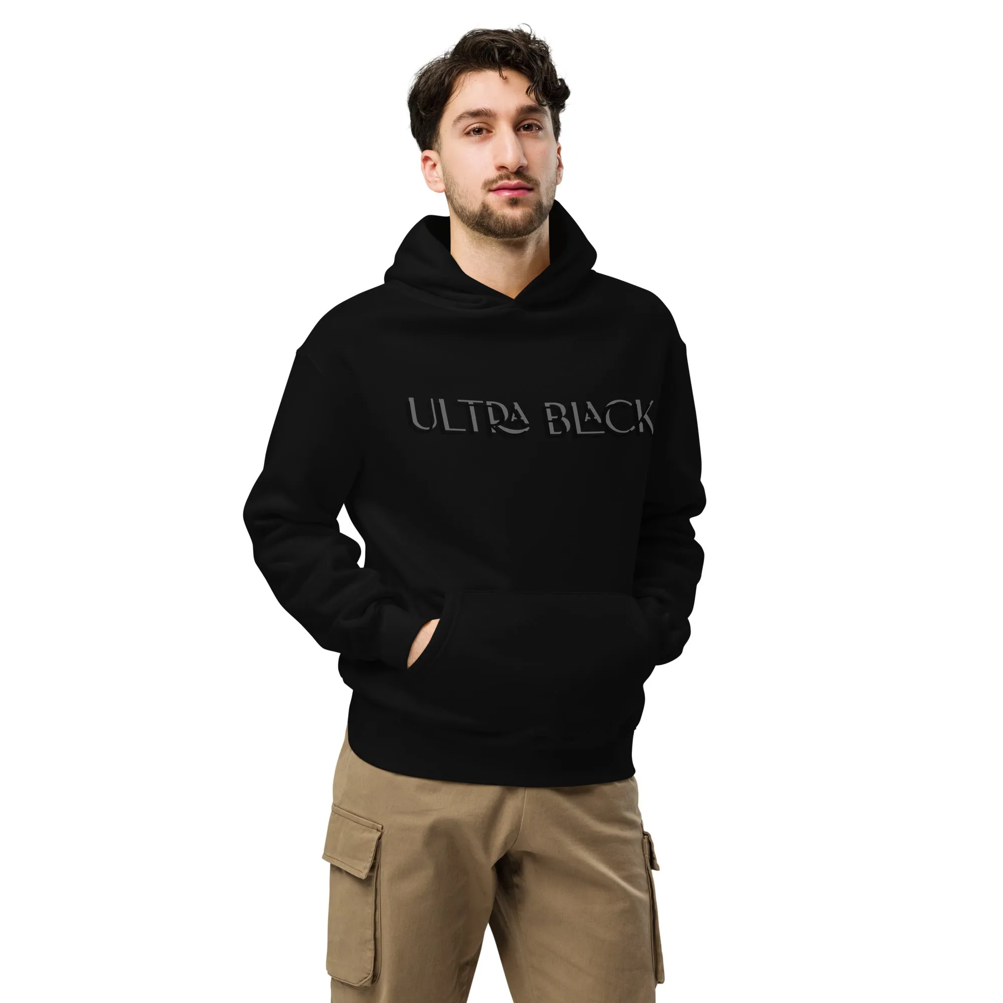 Ultra Black Unisex Oversized Hoodie